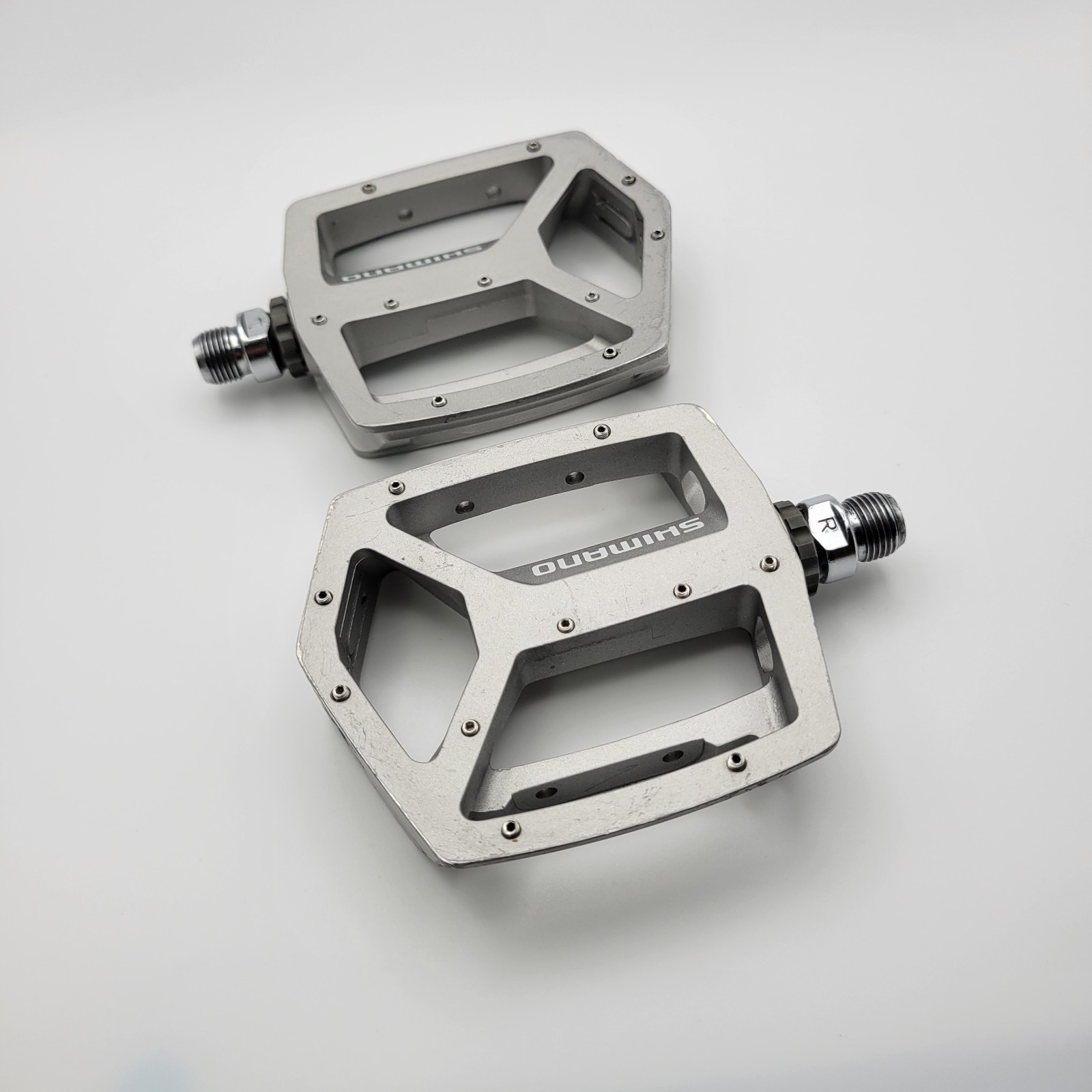 Vintage Shimano DX PD-MX30 Pedals Gray Platform 9/16″ MTB BMX DH Japan