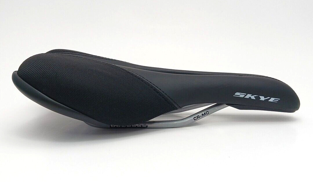 Velo Skye Bicycle Cut-Out Saddle, CR-MO Rails, 245grams, 134mm Width, 267mm Long