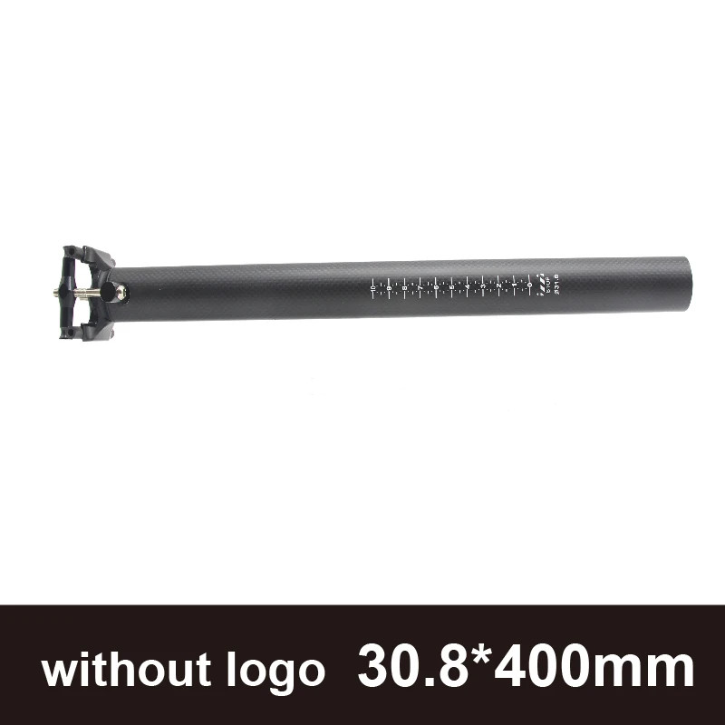Folding Bicycle Seat Post, 0 Degree, Carbon Bike Seatpost, 34.9mm x 400 mm