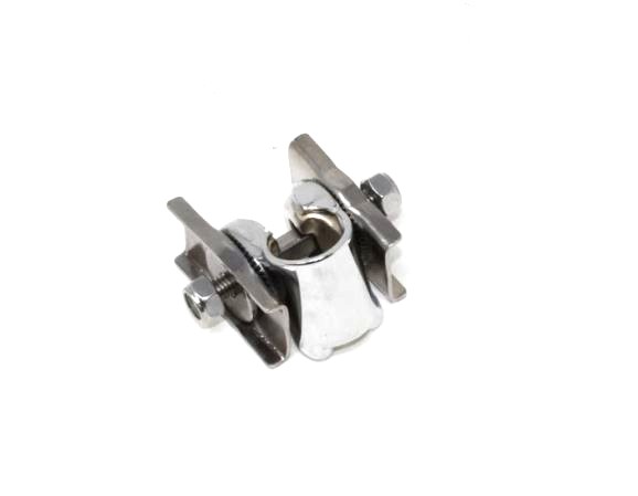 Universal Bike Bicycle Saddle Clamp for Cruiser, M.T.B. Fixie Road Bikes Chrome