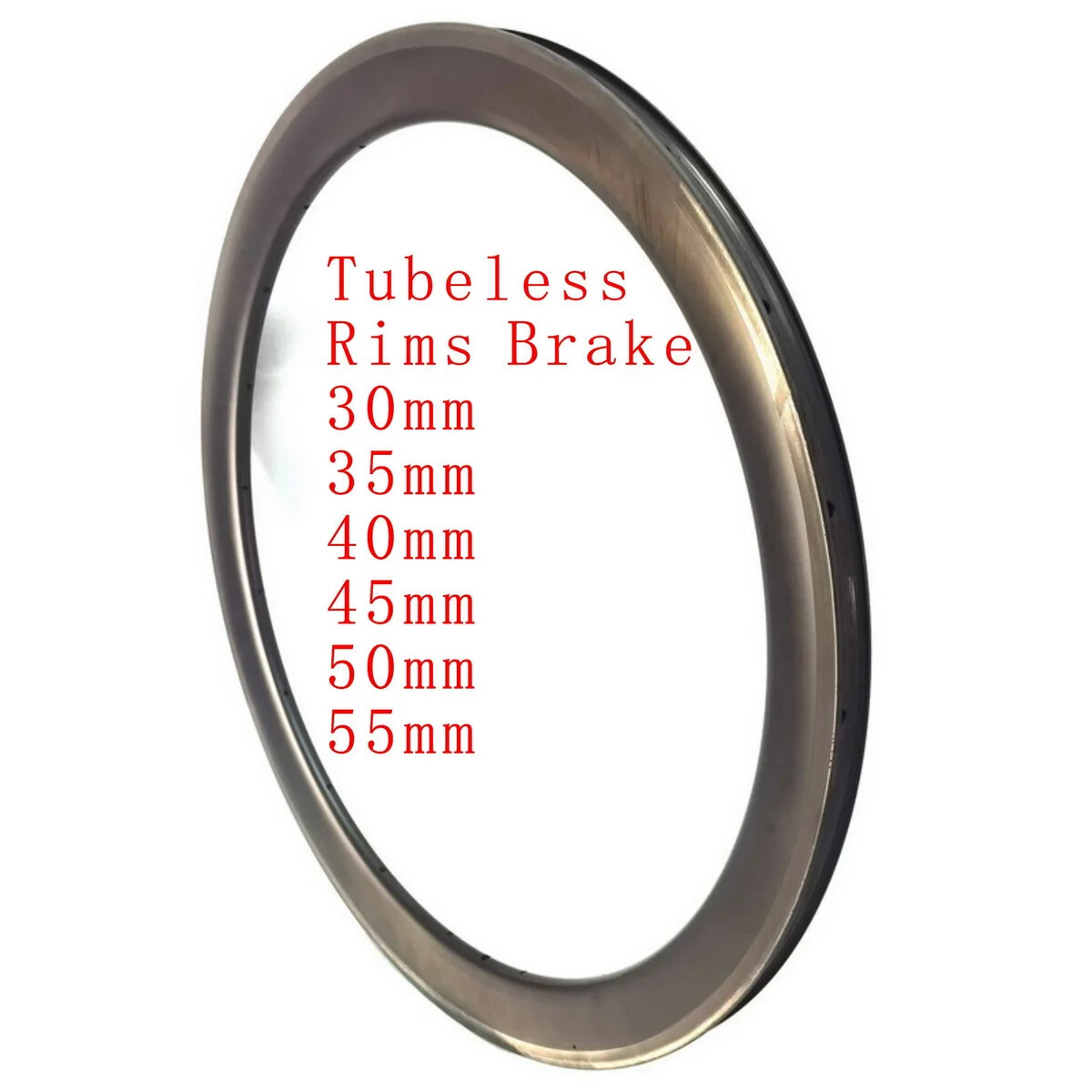 Road Bike Carbon Fiber Rim 700C Tubeless Rim Brake UD/3K/12k Wheel 20/24 Holes