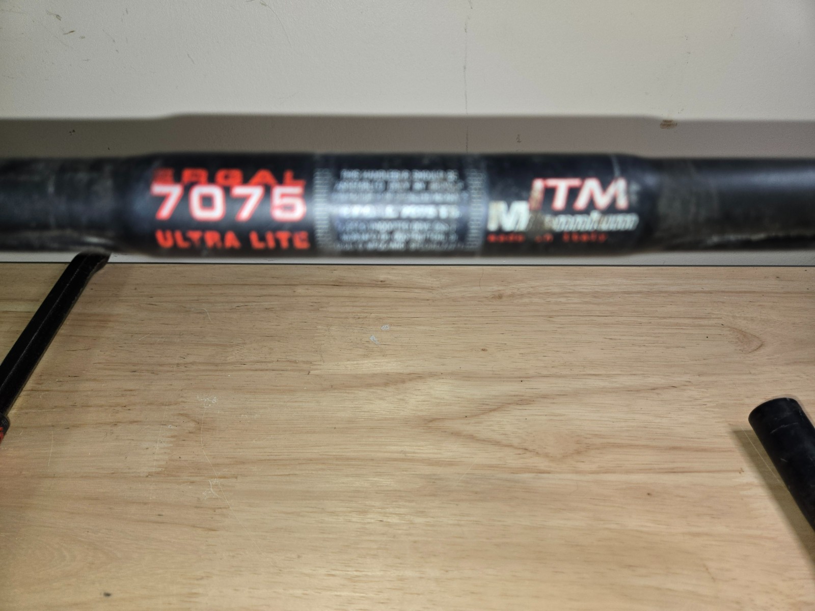 ITM Millennium ERGAL 7075 Anatomic Road Handlebar black 41cm o/a; 39cm ctc