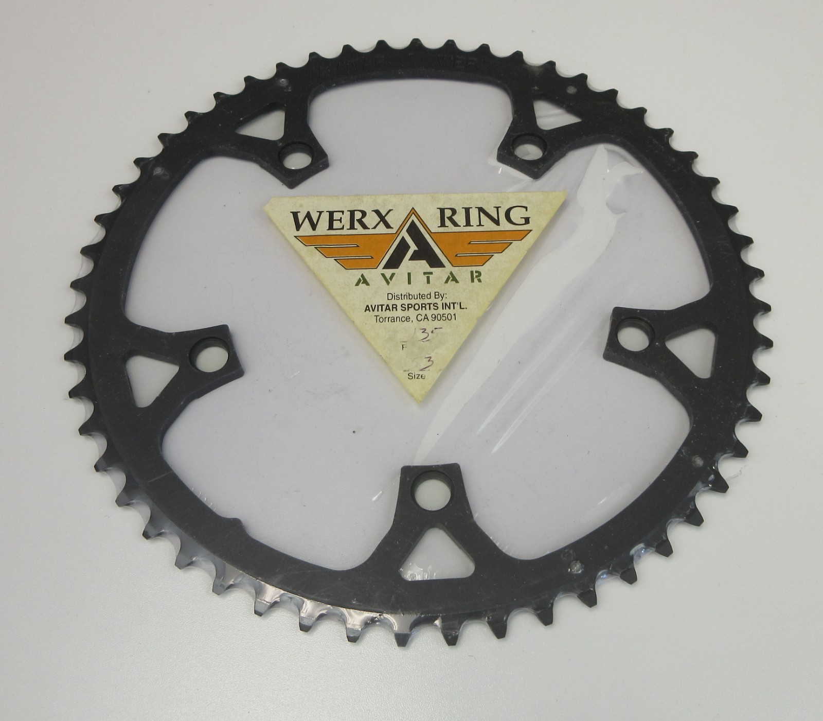 Avitar Werx Ring 53 Tooth Campy 135 BCD 5 Bolt Chainring USA HEAT TREATED NOS!
