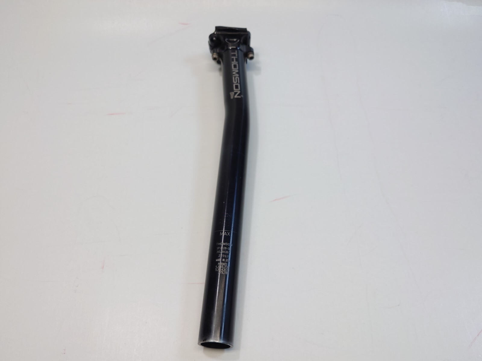 Thomson Elite Bike Bicycle Seatpost Setback 30.9 x 367mm Black