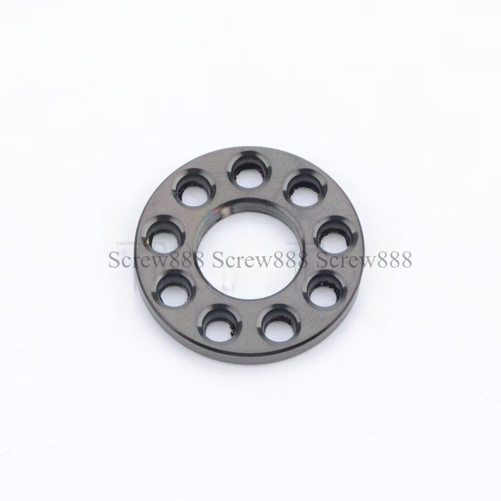 10pcs/lot Titanium Bolts Screws Washer M6M8 M10 Porous Drilled Spacer Ti Washers