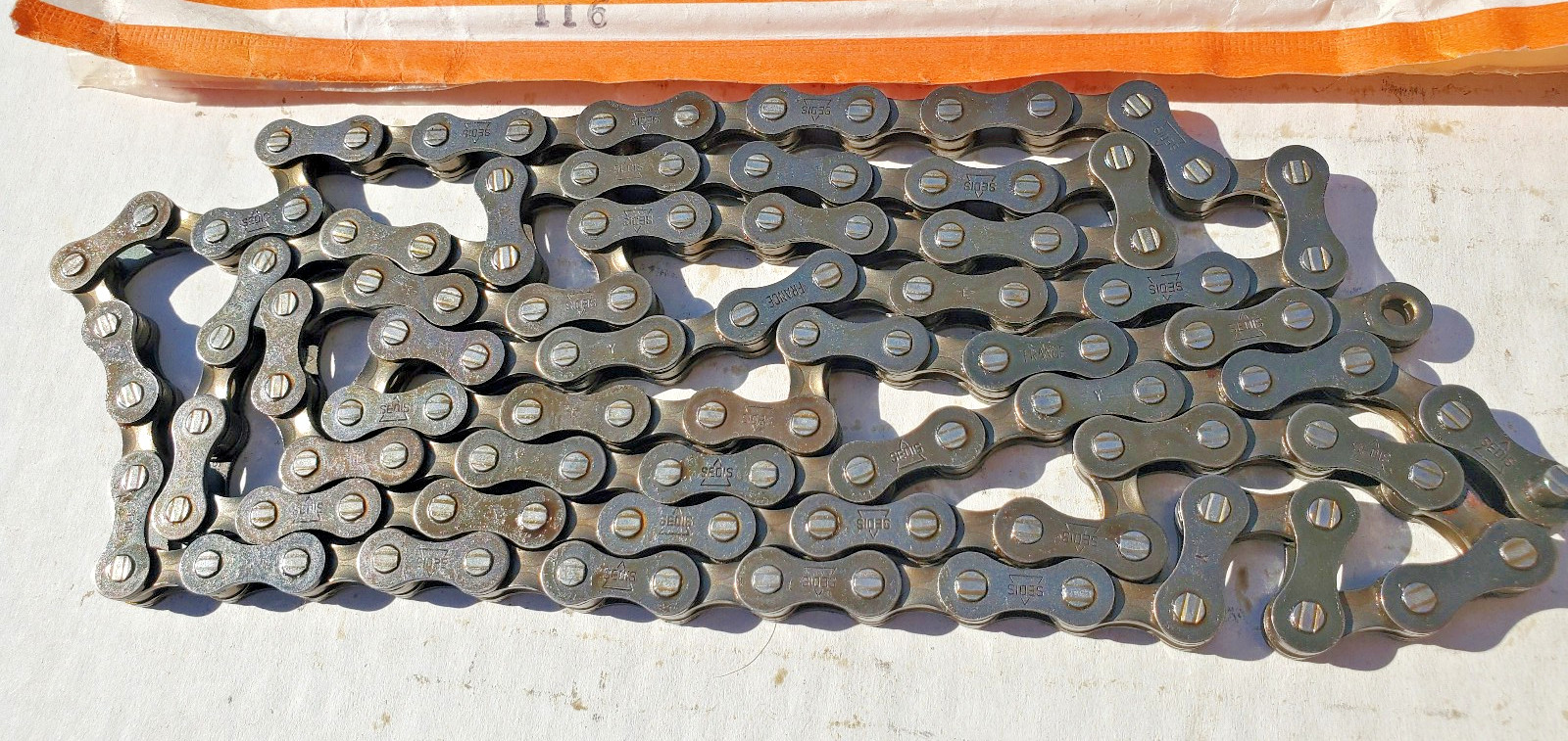 NOS SEDIS Sedisport Delta Bicycle Chain 5 6 spd 1/2″x3/32″ Peugeot Schwinn Fuji