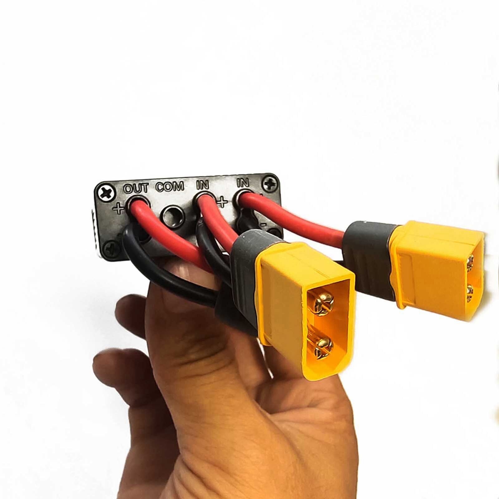 Dual Battery Connection Adapter Switcher For Increase Battery Capacity E-bike US