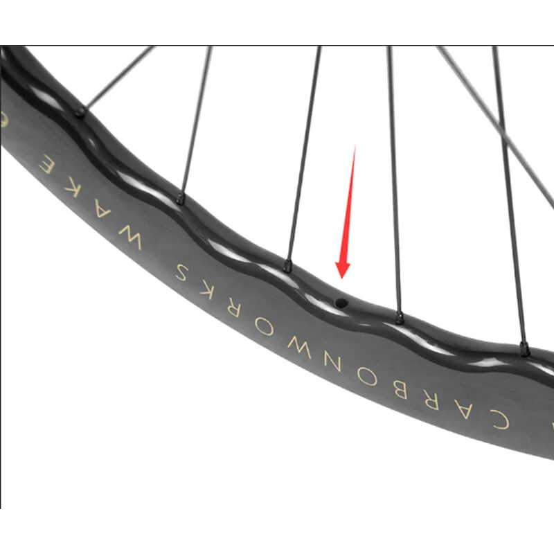 700C Full Carbon Fibre Road Bike Rim Clincher Tubeless 25mm Width 65mm Depth