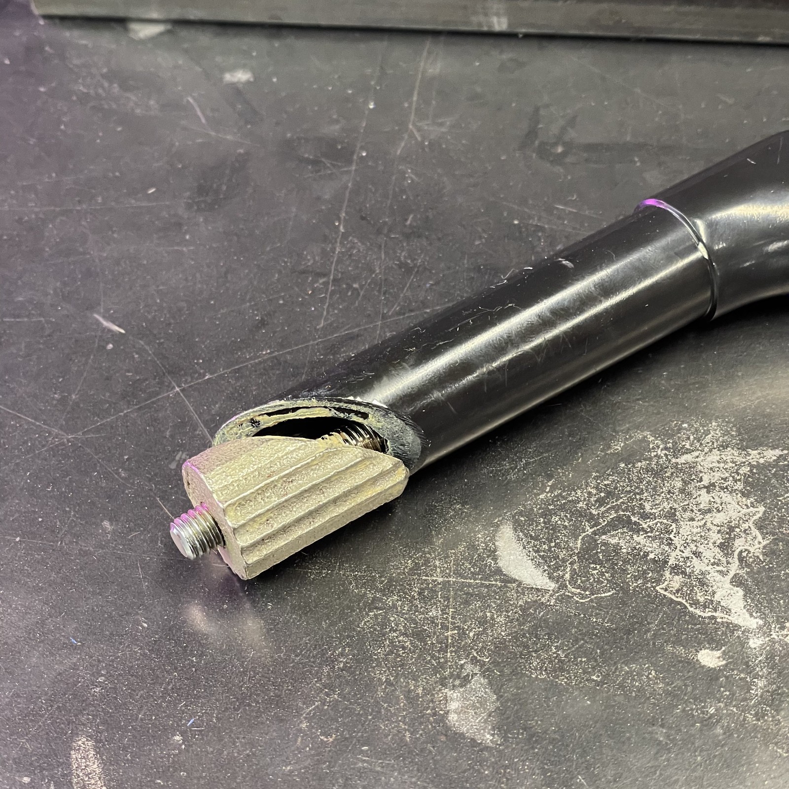 Vintage Black Nitto Riser Quill Stem – 25.4mm x 105mm – Used