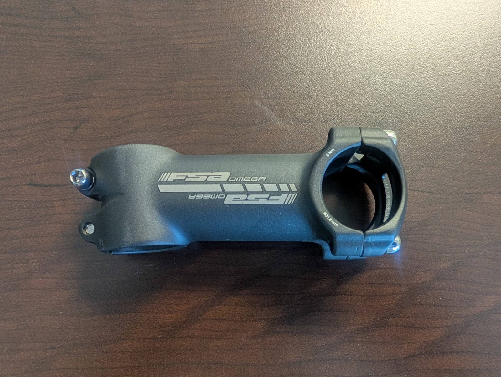 FSA Omega Stem 90mm length, +/- 6 degree rise, 31.8mm bar clamp