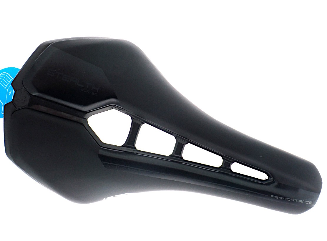SHIMANO PRO Stealth Curved Performance SADDLE, Stainless Rails, BLACK 142mm