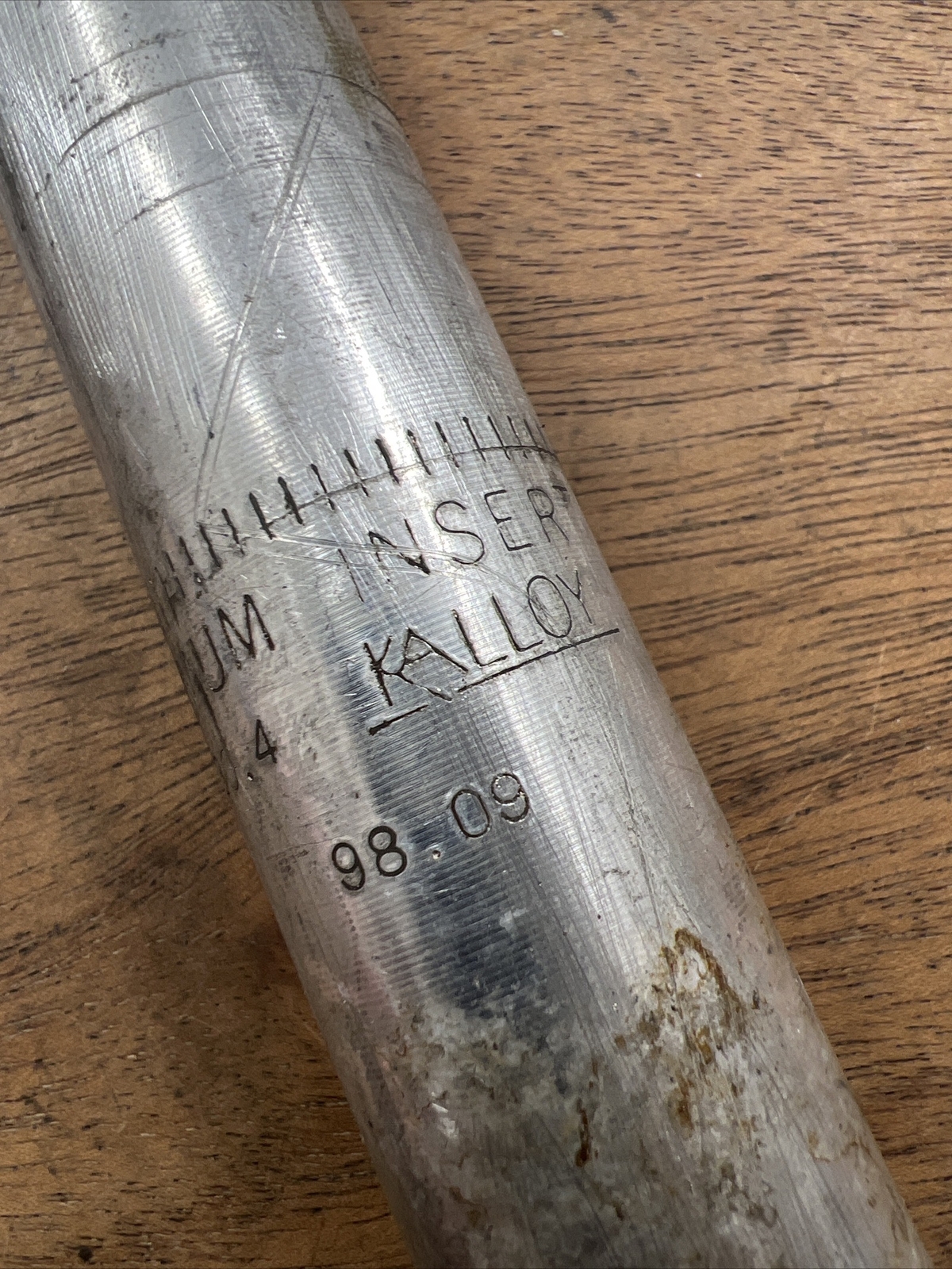 Kalloy Seatpost 30.4mm 340mm Mountain Bike Seatpost Black Silver