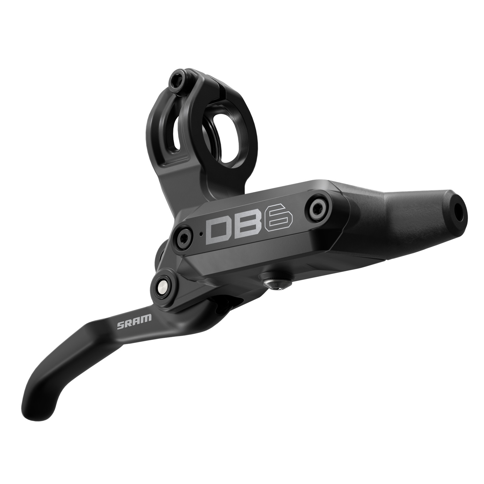 SRAM DB6 Hydraulic Disc Brake & Lever – 4-Piston Aluminum, 2000mm Hose, Post