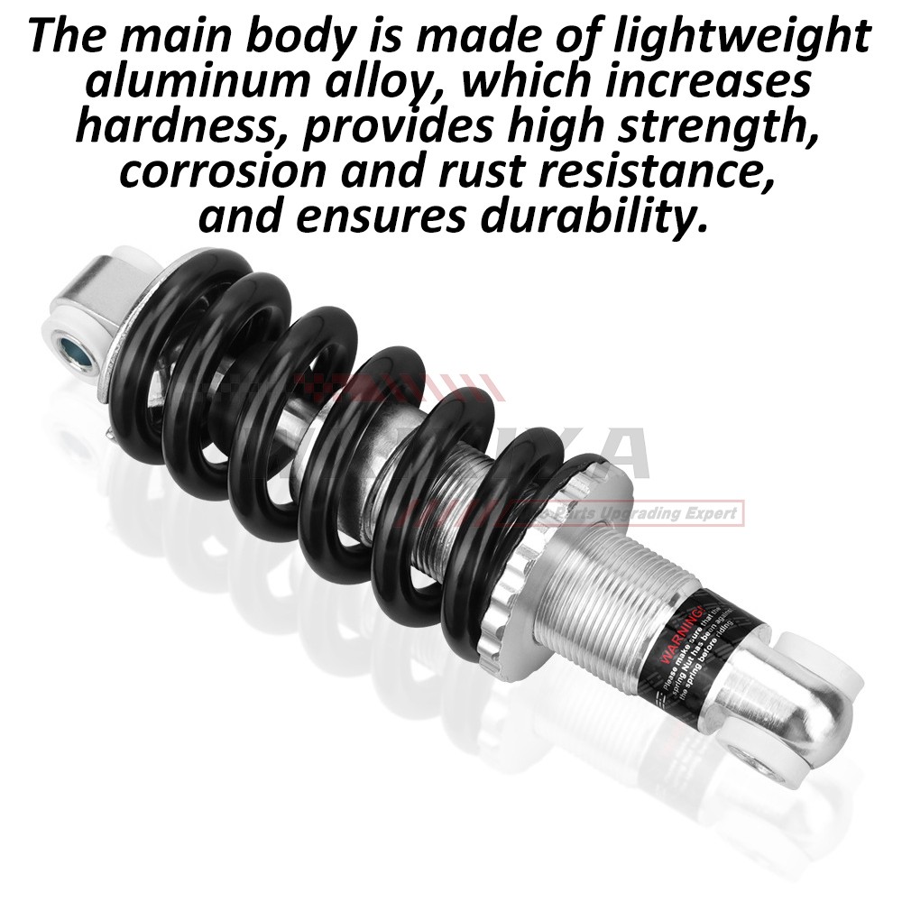 Bike Shock Absorber Spring for MTB Rear Shocks Suspension Adjustable 150/160mm