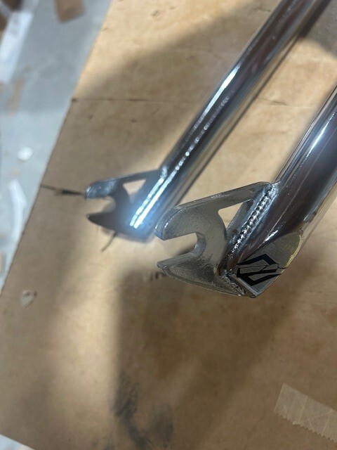 TNT BICYCLES 29″ BMX CRUISER FORK – CHROME PLATED (DISCOUNTED – B-STOCK)
