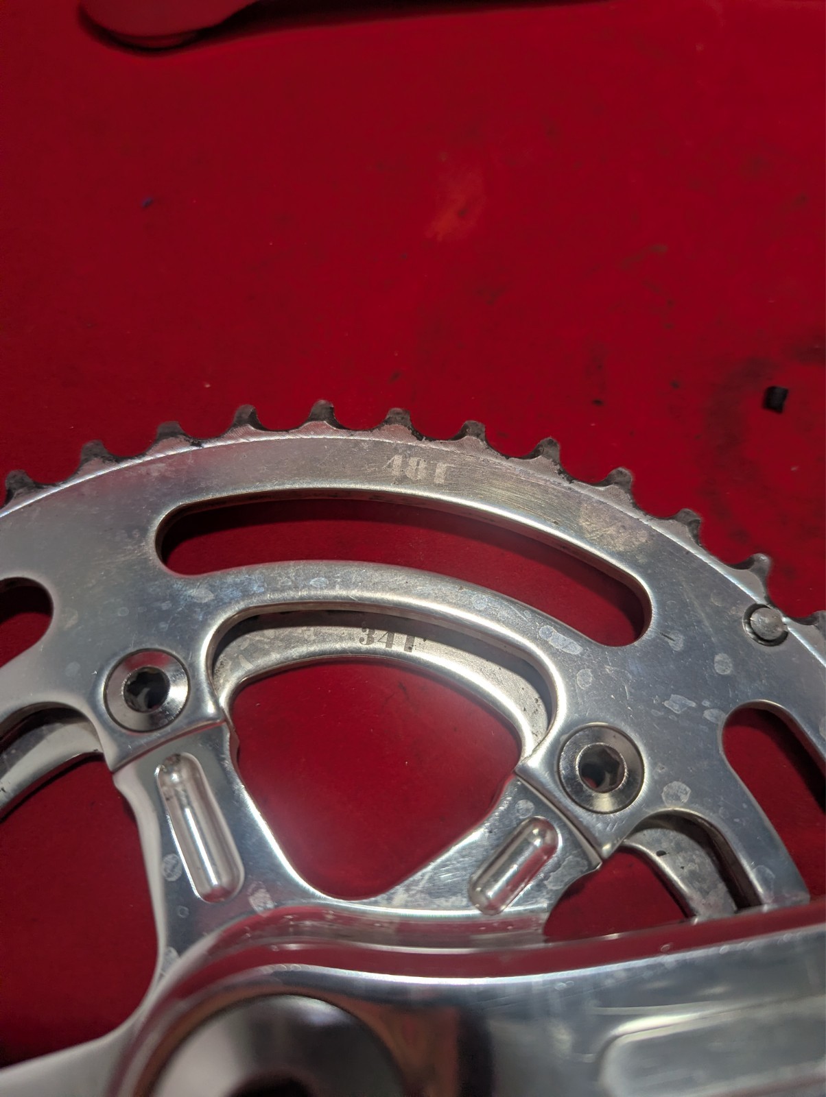 Velo Orange Grand Cru Crankset – 170mm, 8/9/10 Speed, 48/34t, Square