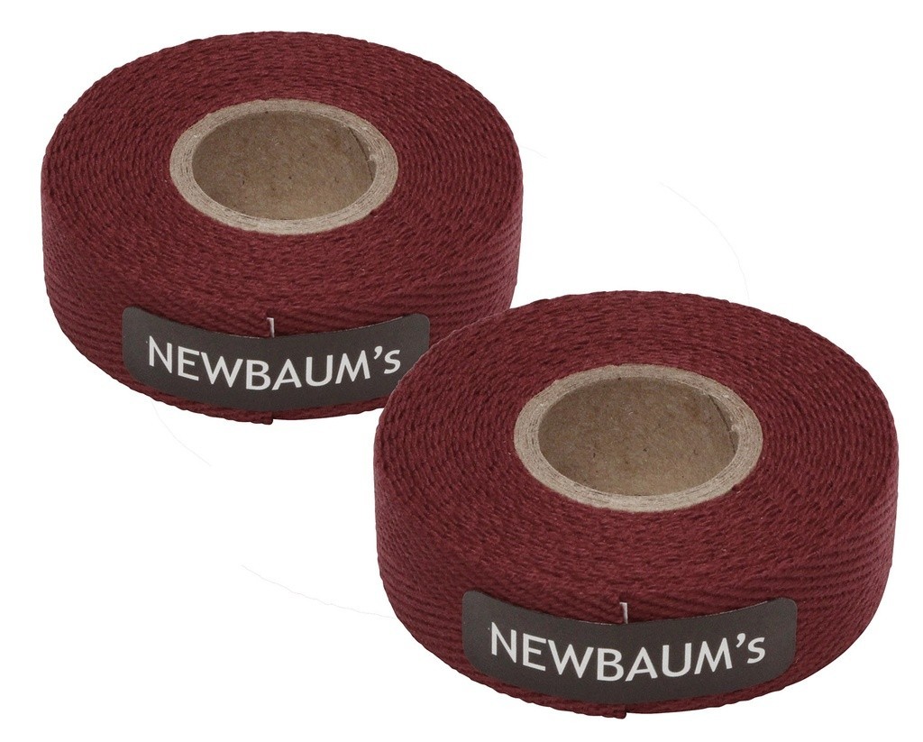 2-Rolls Newbaums Cotton Cloth Road Fixie Bike Handlebar Bar Tape Wrap Maroon