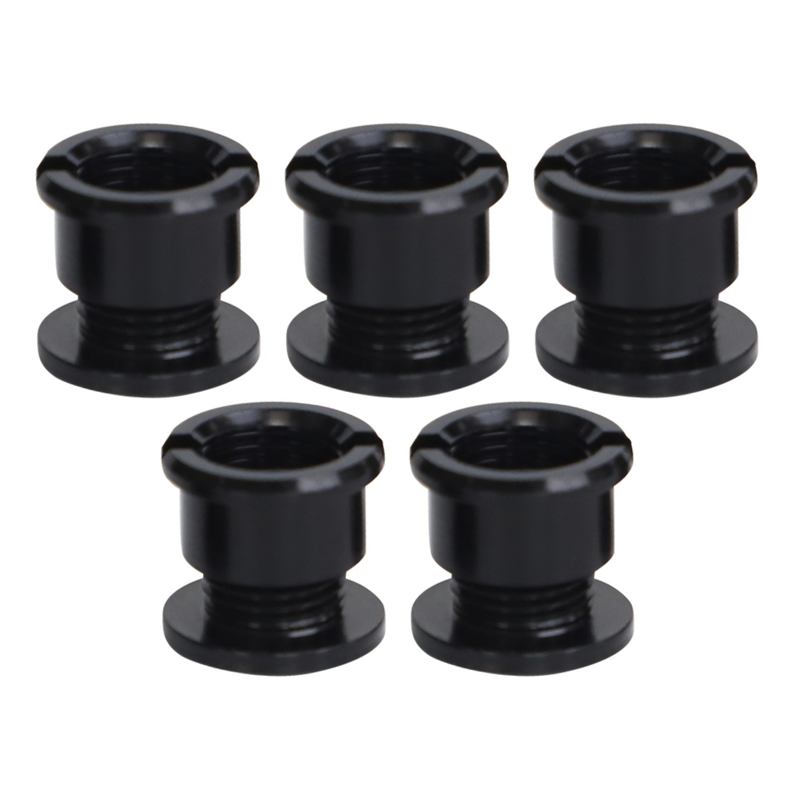 Pack of 5 Lightweight Chainring Bolts Using Strong 7075 Aluminum Alloy Material