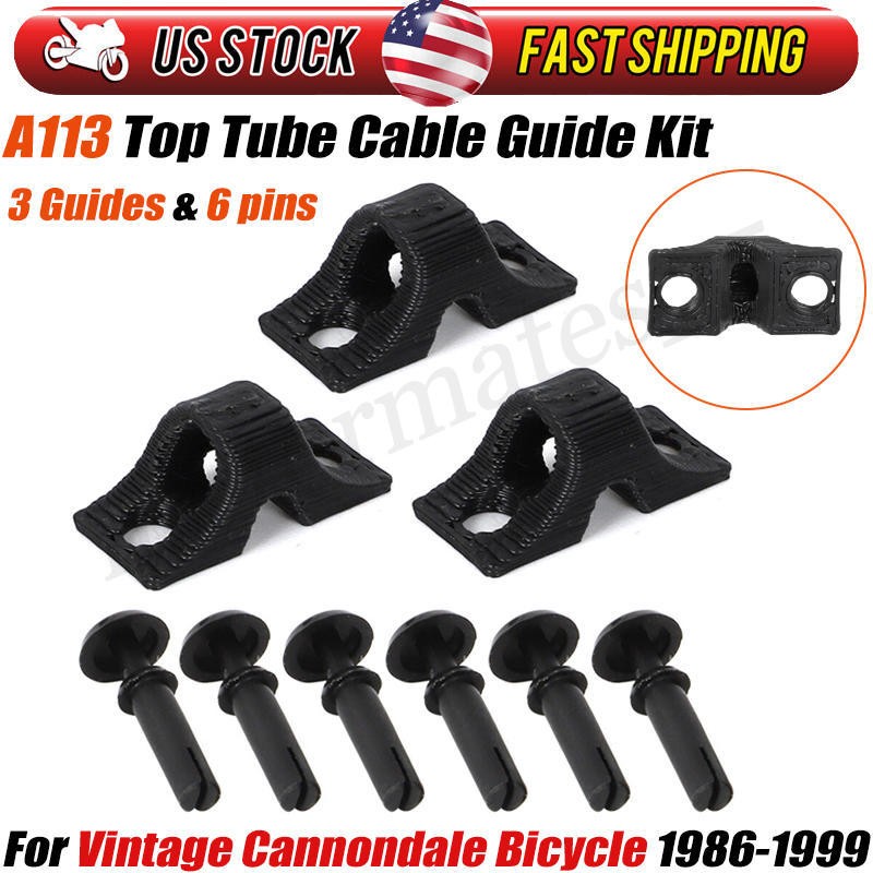 A113 Top Tube Cable Guide Kit For Vintage Cannondale Bicycle 1986 1987 1988 1999