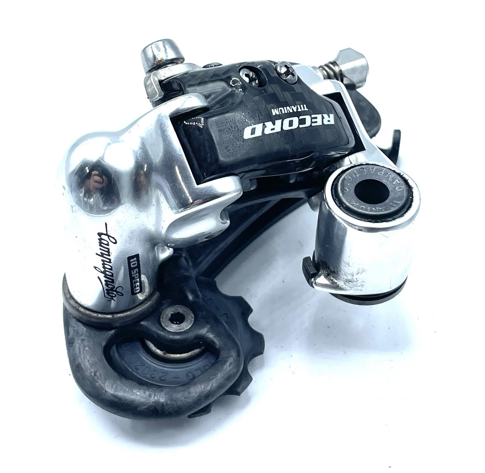 Campagnolo Record Carbon Medium Cage Rear Derailleur 10 Speed Campy Italy