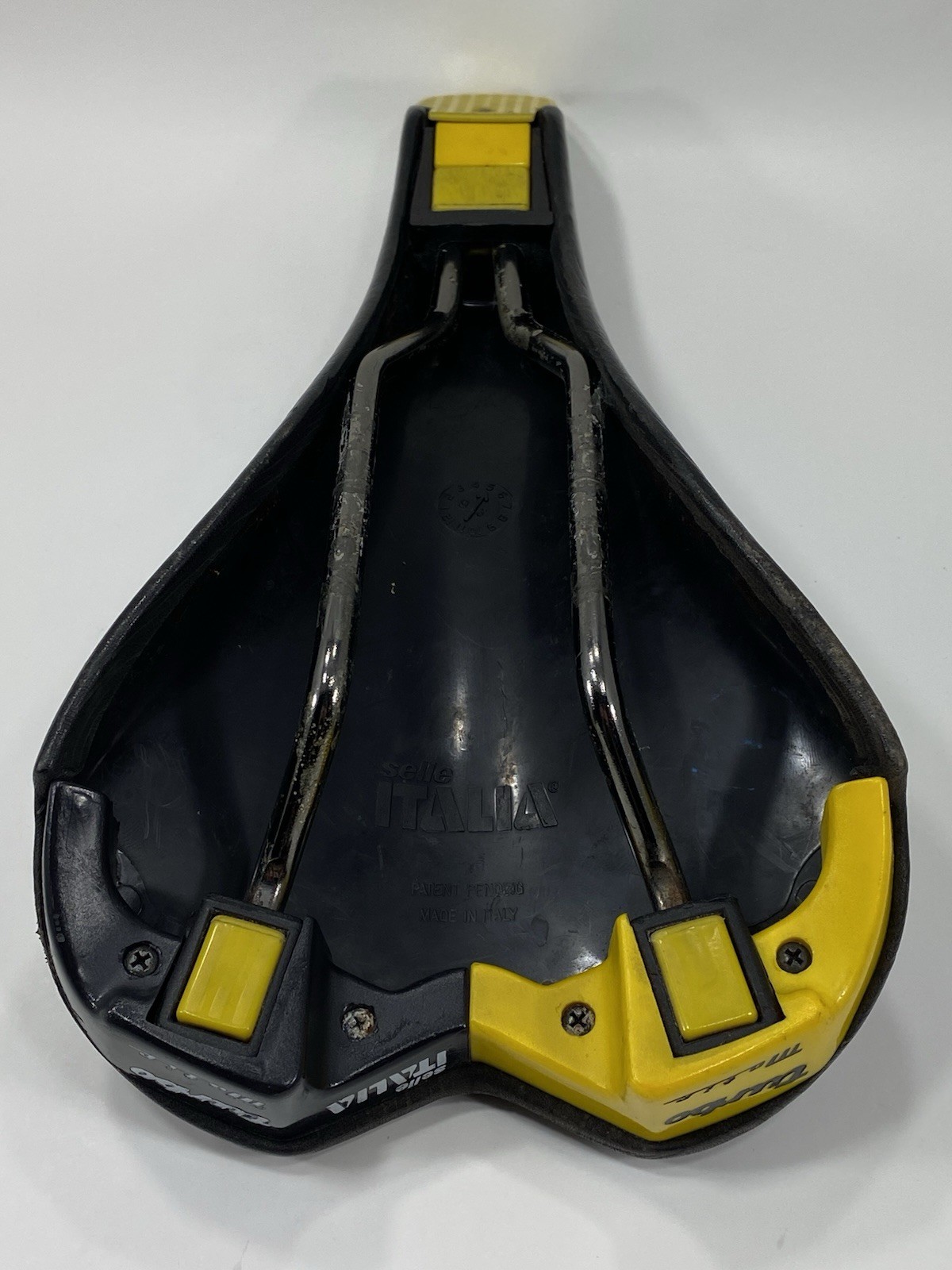 Vintage Selle Italia Turbo Matic Saddle Yellow Turbomatic Seat 1990s Pat Pend OG