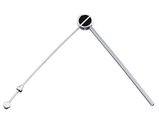ABSOLUTE 106MM LONG BICYCLE BRAKE LINK WIRE Z-TYPE IN SILVER/BLACK.