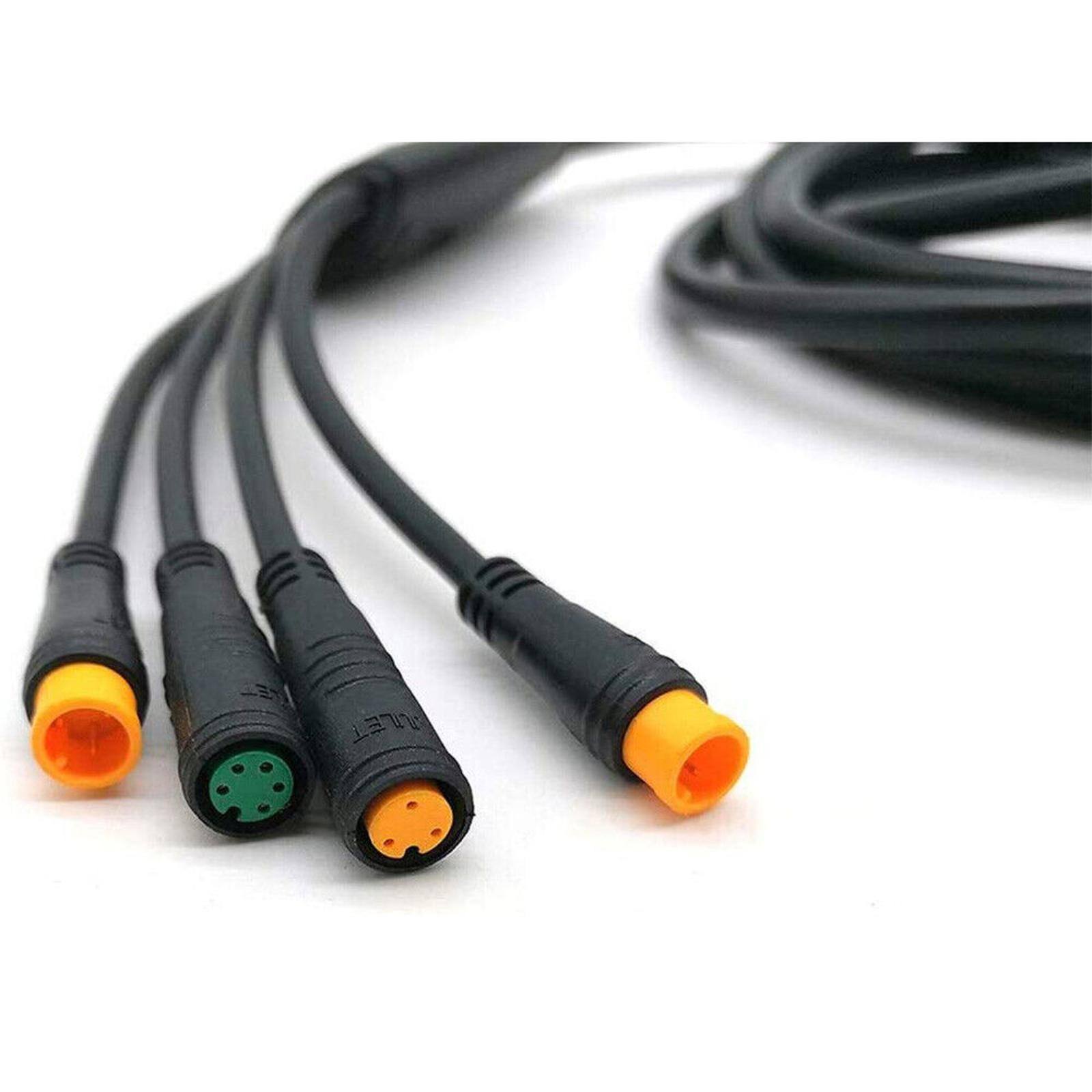 Electric Bicycle E-bike Integration Cable Waterproof 1 to 5 For KT Controller a