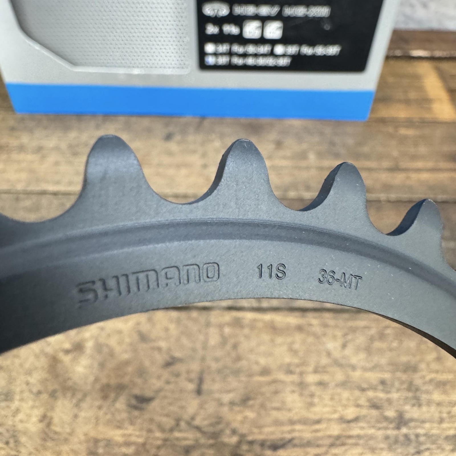 Shimano Ultegra 36T Chainring 110 BCD 4-Arm Black Asymmetric Road 11s FC-R8000