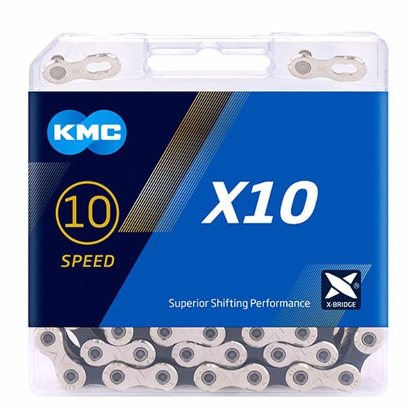 X10 KMC 10-Speed Bike Chain Mountain Bike/Road/Gravel For Shimano SRAM