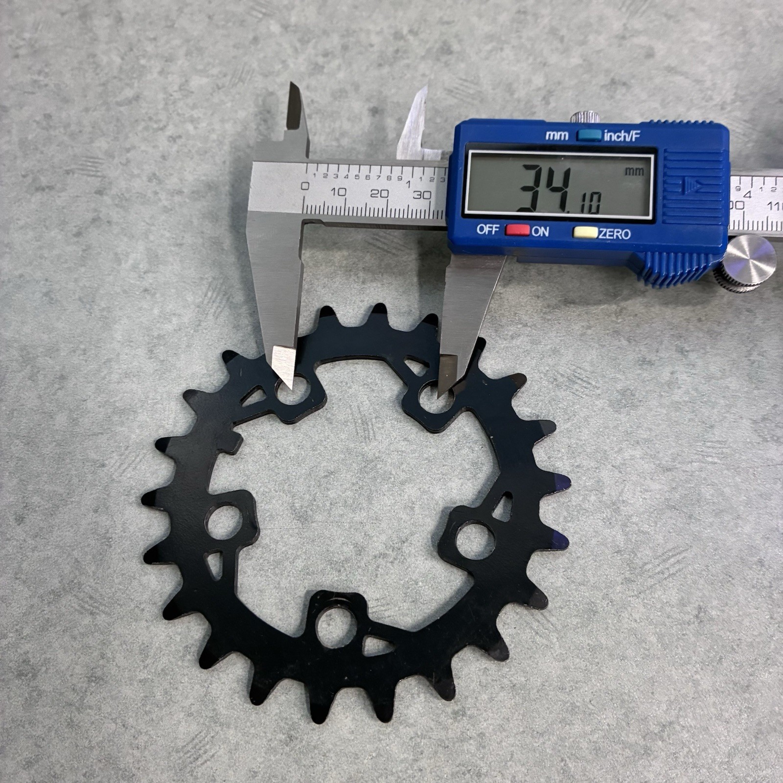 NOS! 22T Raceface Turbine Mountain Chainring 58 mm BCD 9 Speed 5 Bolt Tooth 90’s
