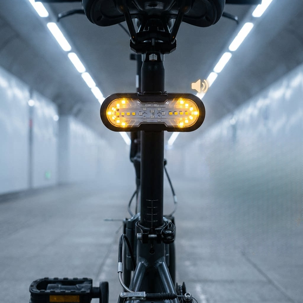 USB Rechargeable Bike Taillight with Wireless Remote 5 Modes and Function