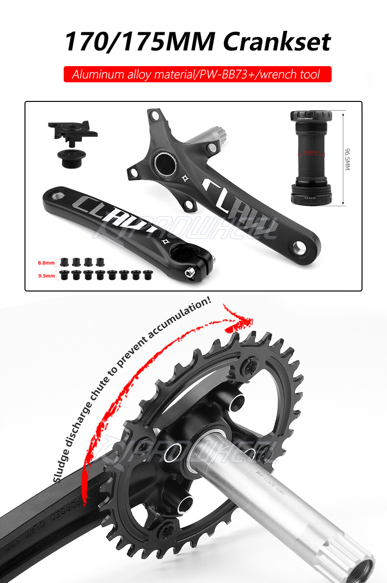 SHIMANO DEORE 12S M6100 MTB Groupset Prowheel Crankset 50T/52T Sunshine Cassette