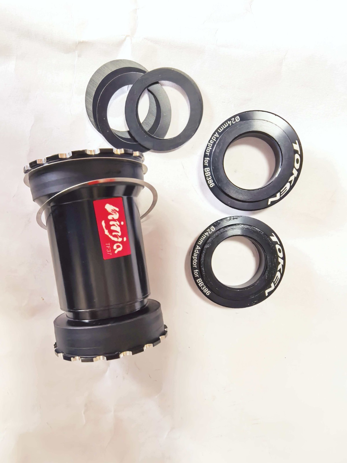 TOKEN bicycle Bottom Bracket Press Fit PF30 BB386 to 24mm Shimano