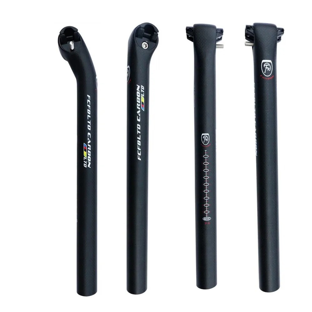 Super Light Carbon MTB Road Bike Seatpost 27.2/30.8 /31.6/31.8 /33.9/34.9mm