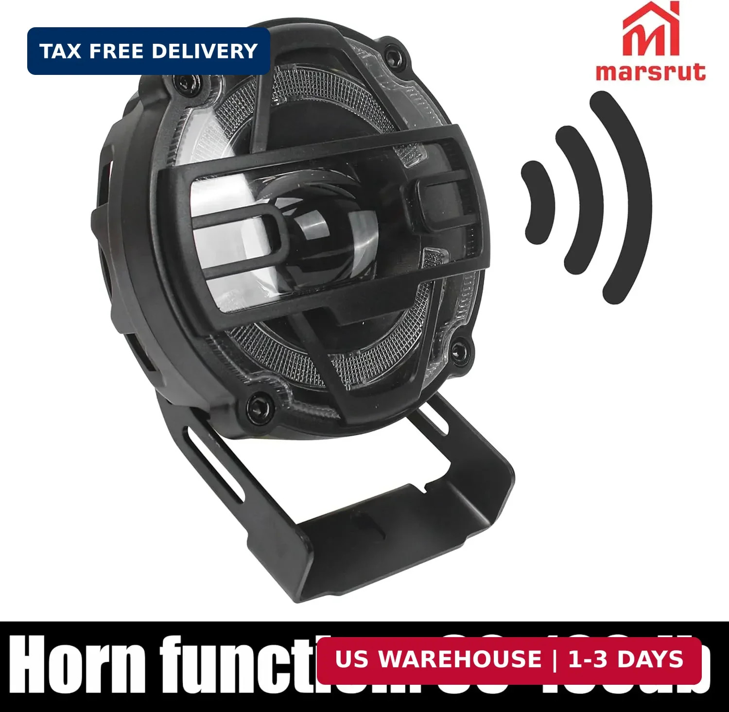 Marsrut EBike Headlight, E Bike Front Light for 3 Pin Electric Bike Bicycle, Wat