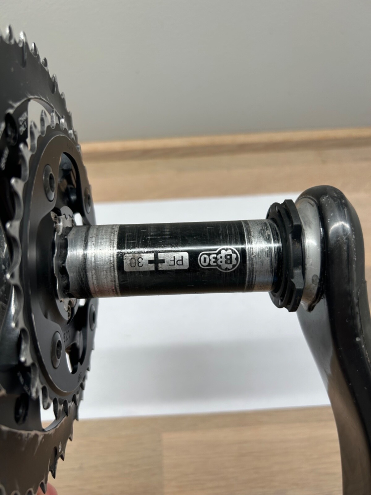SRAM X0 XO 10s Double Carbon Crankset 175mm 42/28t 2x10s BB30