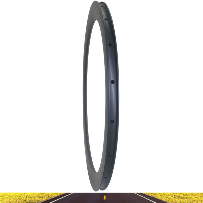700C Road bike Carbon Rim 50mm Deep 23mm Wide Disc or Basalt V Brake Clincher
