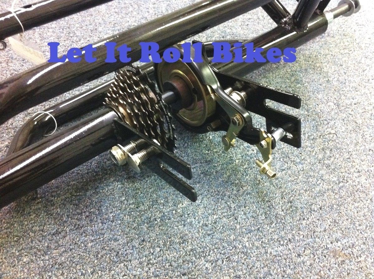 TRICYCLE CONVERSION KIT 7-SPEED SHIMANO 15MM AXLE HOLLOW HUB WHEELS NEW!