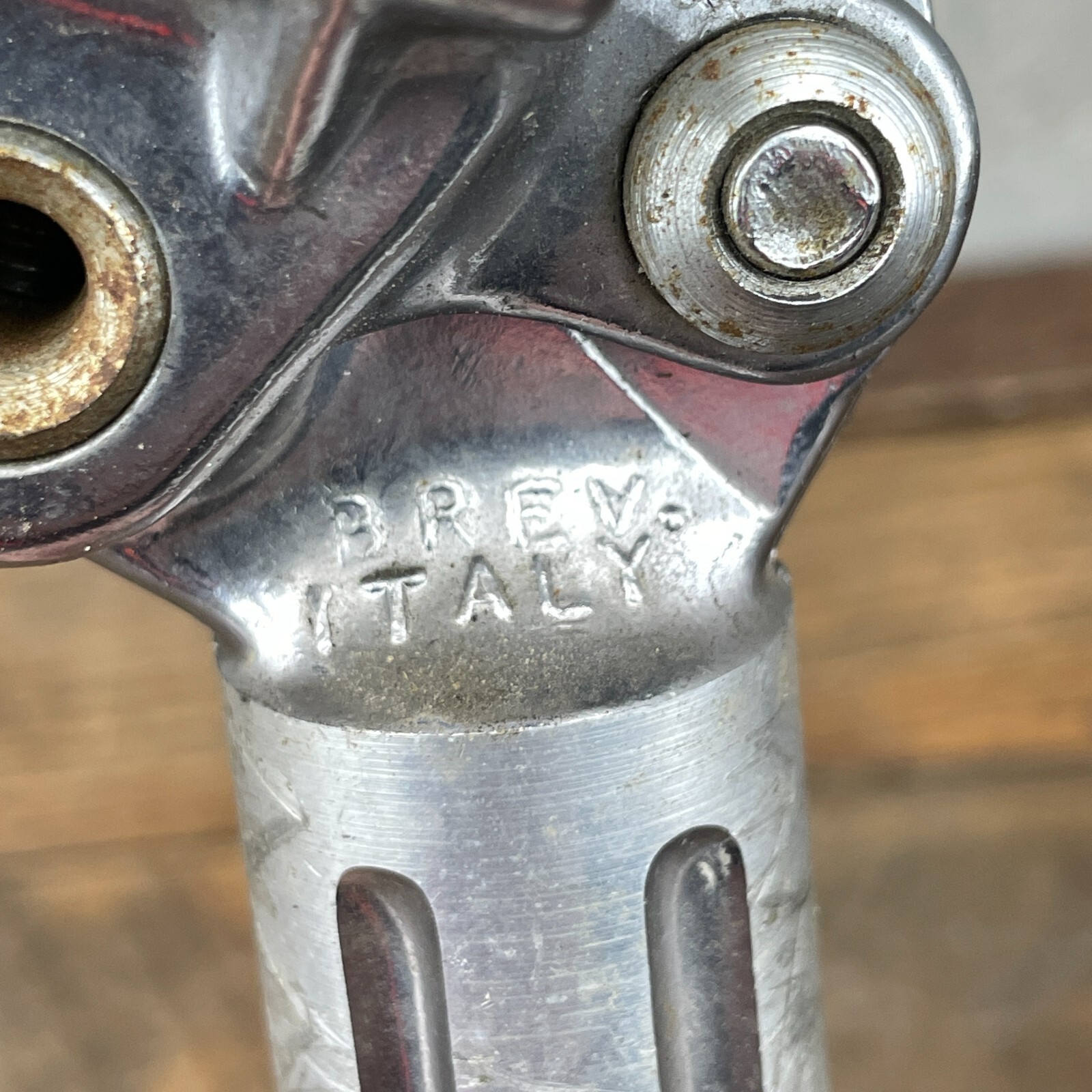 Vintage 3TTT Seatpost 27.0 mm Brev Italy Fluted 200 mm Post Micro Adjust 70s 60s
