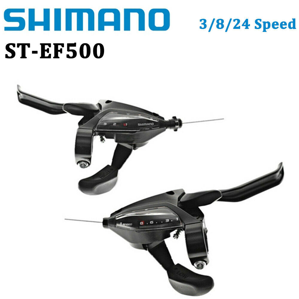 SHIMANO ST-EF500 Shifter Set 3/7/8/3X7/3X8 Speed V-Brake Lever Fit Bike MTB