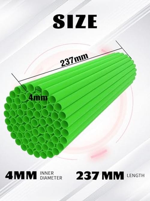 Bike Spoke Covers,Universal 72Pcs Spoke Skins Wheel Wraps for 8″-21″ Green
