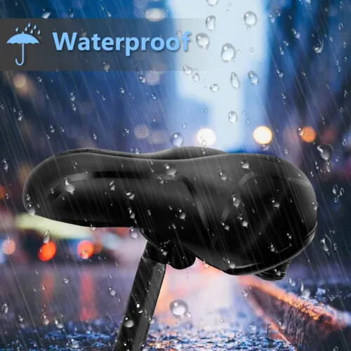 Extra Wide Big Bum Bike Bicycle Saddle Seat Gel Cushion Sporty Soft Comfort Pad