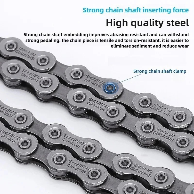 Shuimao Acera CN-HC40 6 / 7 / 8 Speed 112 Link Road Special Steel Bike Chain MTB