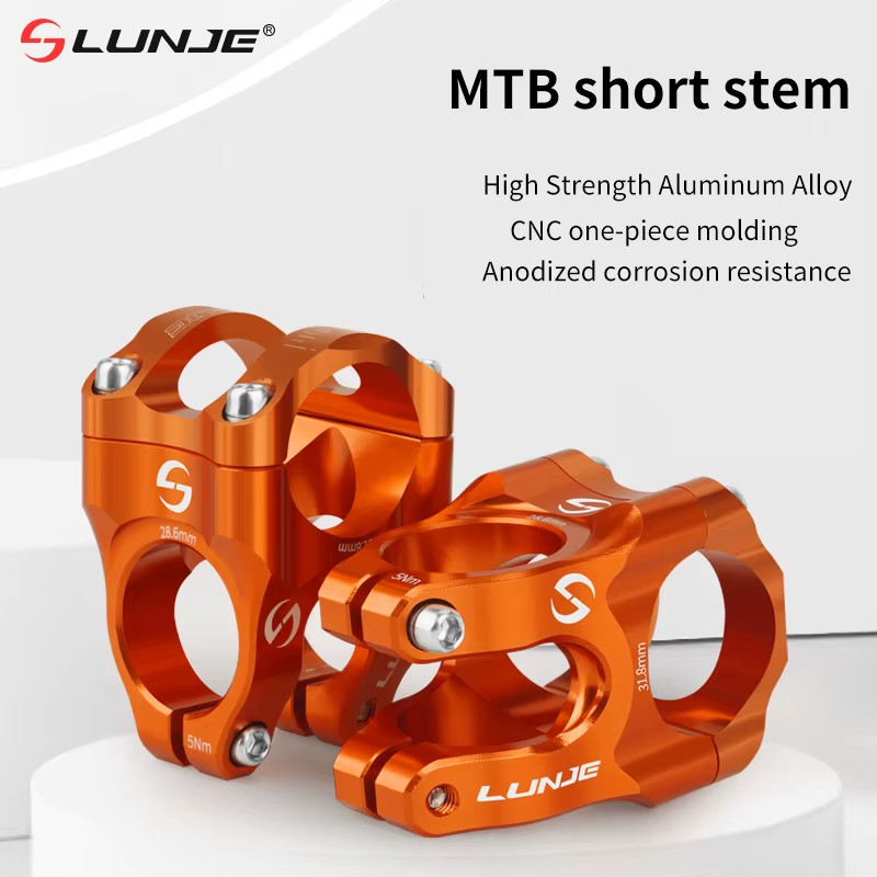 Handlebar Stem Aluminum Alloy MTB Road Bike Stem Ultralight High Strength Short