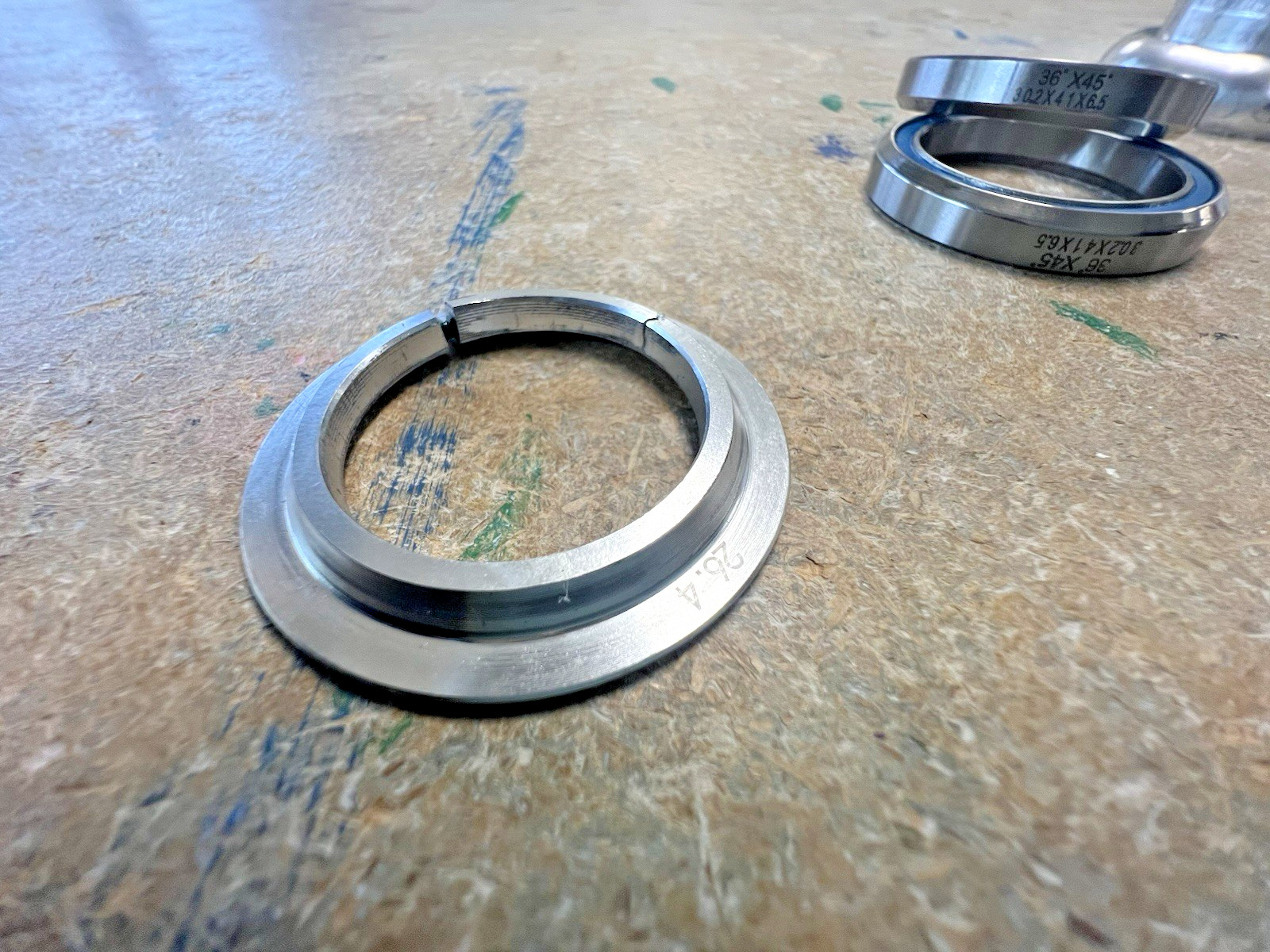 Velo Orange Grand Cru 1″ Headset Sealed Bearing Silver *Needs Crown Race