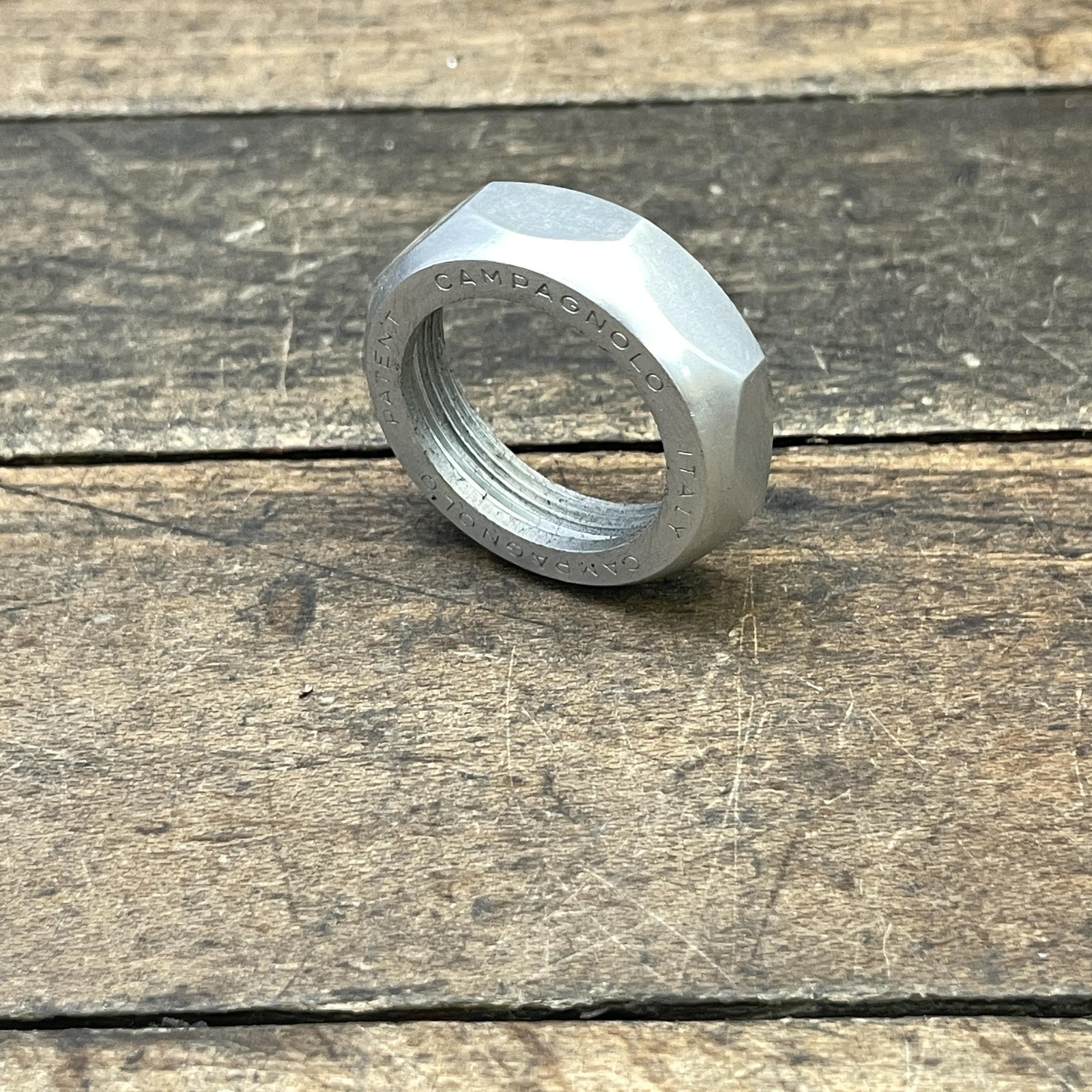 Vintage Campagnolo Super Record Headset Top Nut Alloy 1x24TPI England Italy
