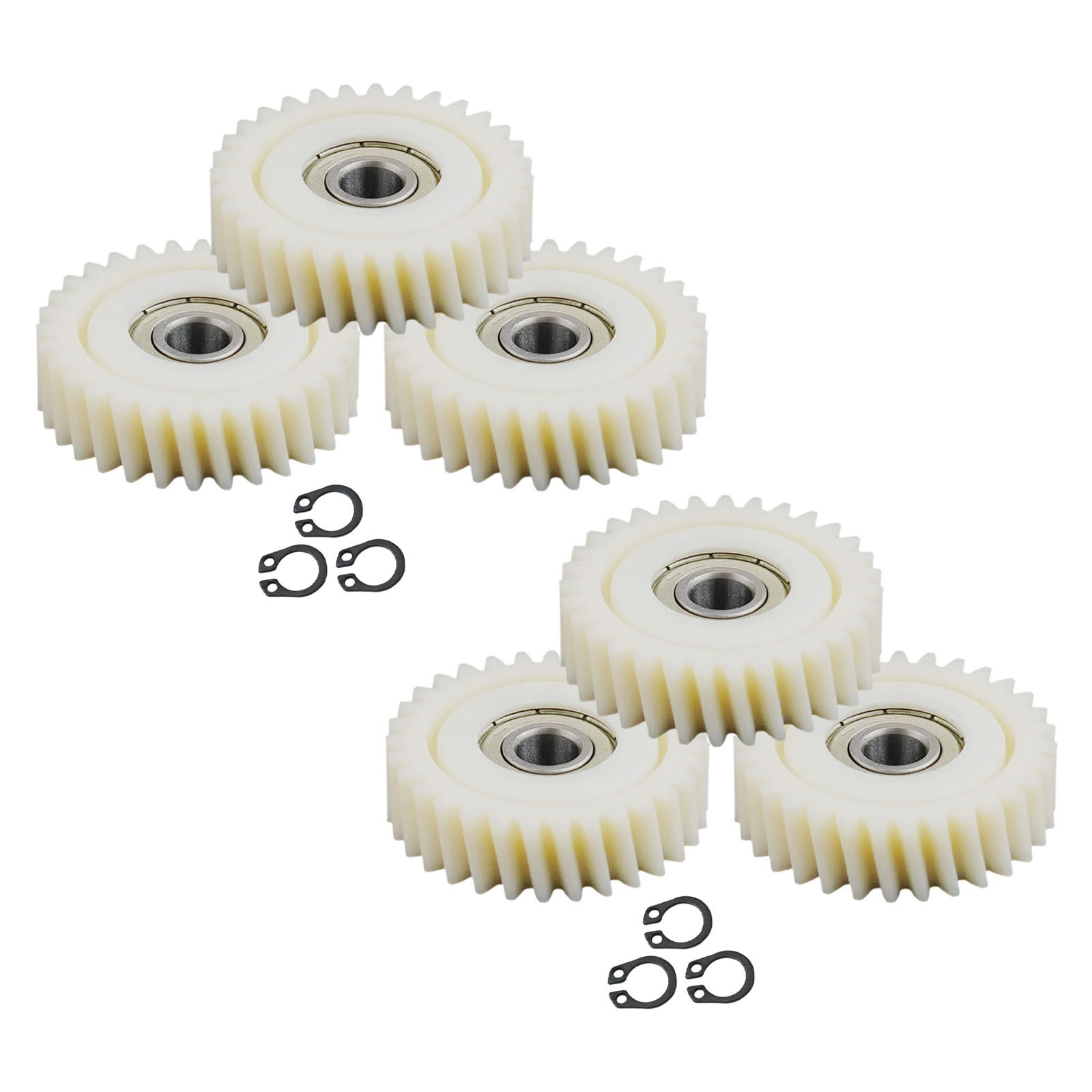 Planetary Gear Kit for EBike Hub Motor Six Piece Nylon Set with Bearings