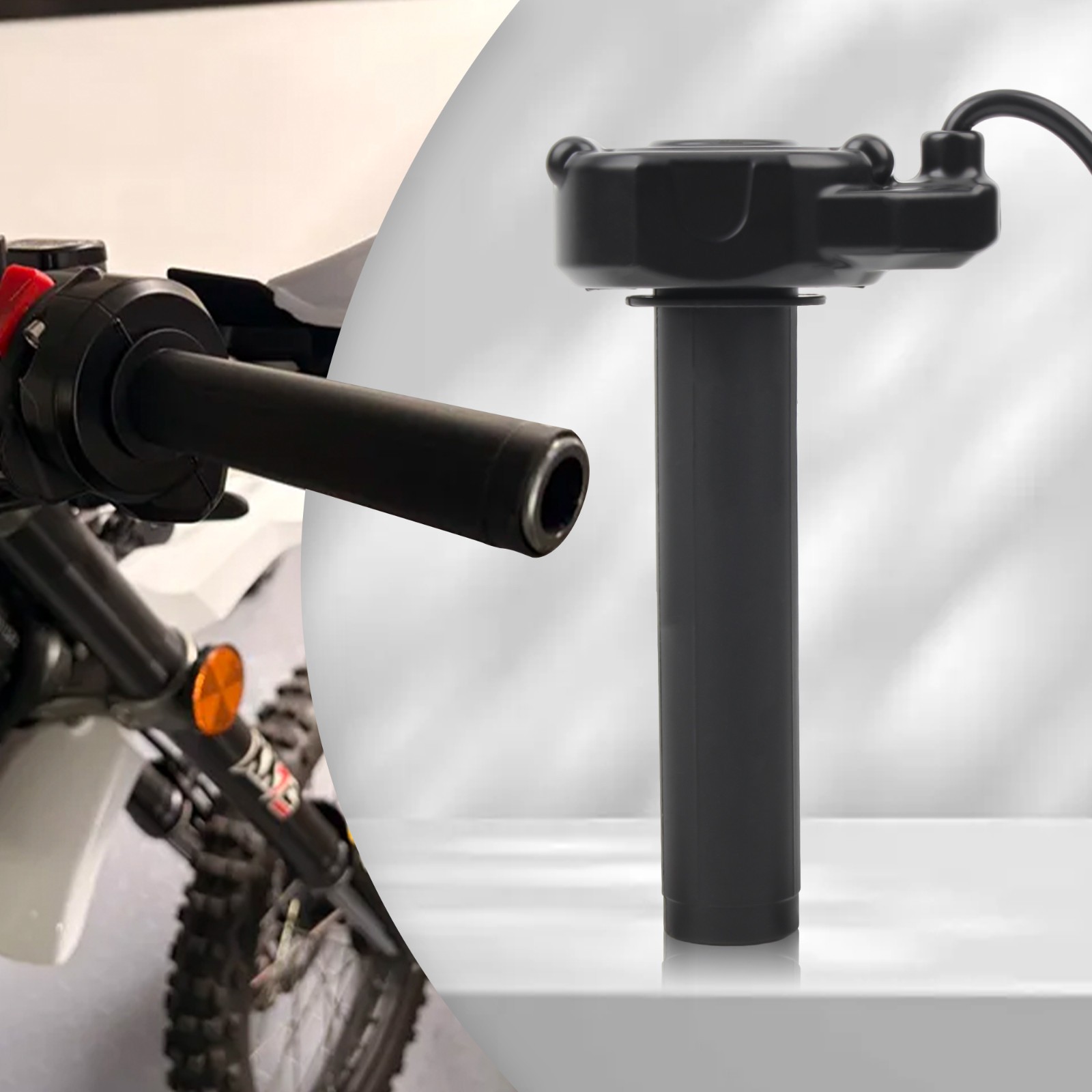 Electric Motorcycle Dirt Bike Handle Throttle Turn Grip Parts For Ridstar Q20