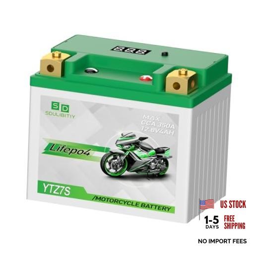 YTZ7S YTX5L-BS Lithium Motorcycle Battery LiFePO4 12V 4Ah 280-350CCA YTZ7S-4AH