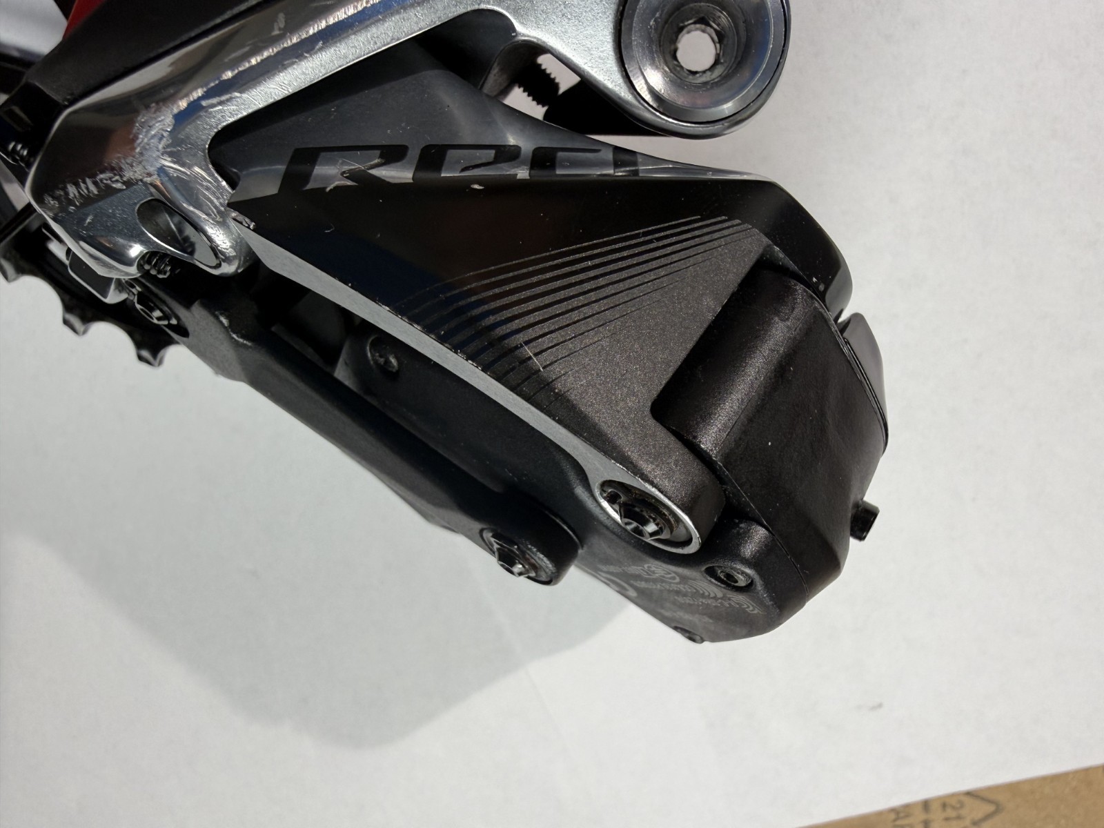 SRAM Red AXS eTap D1 Electronic 12-Spd Rear Derailleur & Black Kogel Kolossos